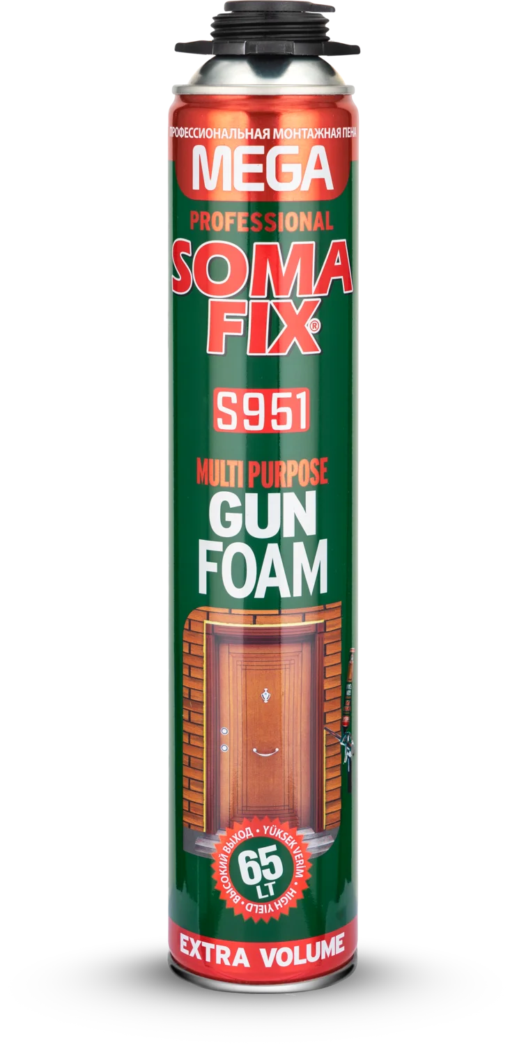 S951 Somafix Mega Çok Amaçlı Tabancalı Poliüretan Köpük